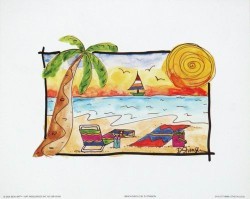 Beach Days V by D Stimson