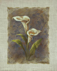 Burlap Blue II by Vivian Flasch