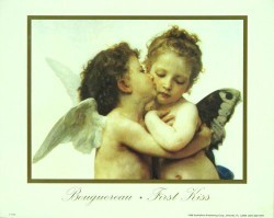 First Kiss by Bouguereau