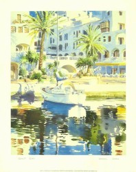 Sunlit Quay by Hazel Soan