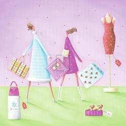 Saturday Shoppers by Jo Parry