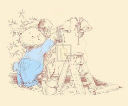 Hard at Work IV by Roy Simpson