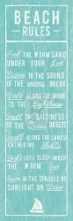 Beach Rules by Vintage Collection
