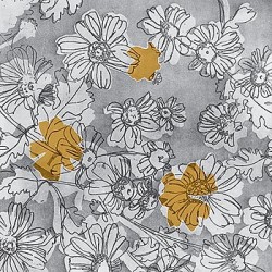 Shimmering Asters II by Lisa Butcher