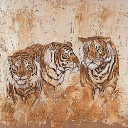 Les Tigers I by Carole Ivoy