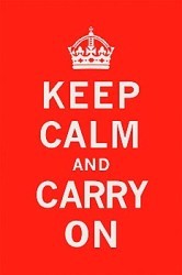 Keep Calm & Carry On II by Vintage Collection