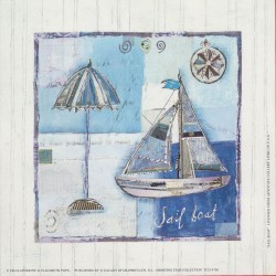 Sail boat by Katherine and Elizabeth Pope