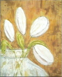 Modern Tulips II by Petrina Sutton