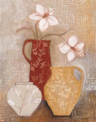 Etched Vases I by Rosemary Abrahams