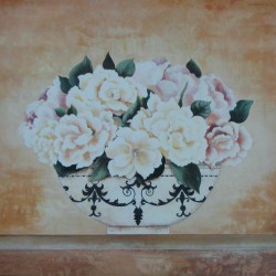 Blue White Bowl I by Janet Brignola-Tava