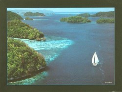 Sailing Palau by Georges Bosio