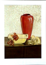 Quadrant In Red by Ina Van Toor