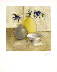 Blue & Grey IV by Ina Van Toor