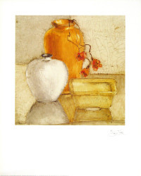 Ochre & Yellow III by Ina Van Toor