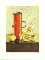 Triangle in Red & Yellow by Ina Van Toor