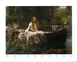 Lady of Shalott by John W Waterhouse
