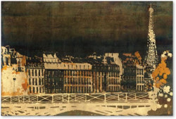 Paris Skyline by Gabor Ulveczki