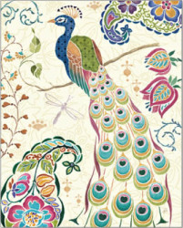 Peacock Fantasy III by Daphne Brissonnet