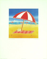 Umbrealla Beach by M Wiscombe