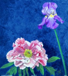 Floral Calm IV by Janet Wilson