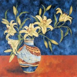 Pearl Lillies by Wendy Wooden