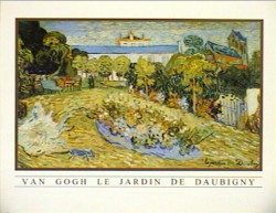 Le Jardin De Daubigny by Vincent Van Gogh