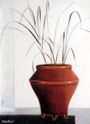 Japanese Red Interior by Yves Blanc