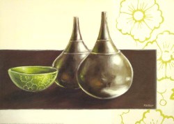 The Green Flower Pattern by Yves Blanc