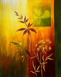 6 Green Leaves by Nicole Marley