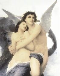 Abduction of Psyche by Bouguereau