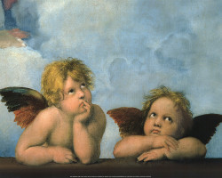 Little Angels from The Sistine Madonna by Raphael