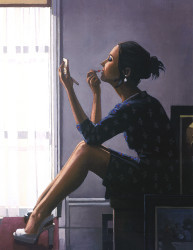 Only the Deepest Red II by Jack Vettriano