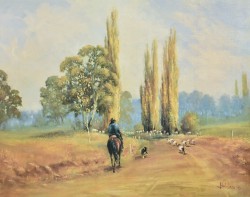 Drover and Dog by Joe Penn