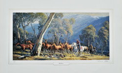 Wild Horses Signed Limited Edition  by Robert Lovett