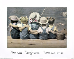 Live Laugh Love by Kendra Dew