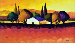 Sunset Panorama by Sveta Esser