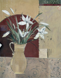 Radiance on Red I by Katherine and Elizabeth Pope