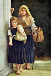 Petites mendiantes (Little beggars) by William Adolphe Bouguereau
