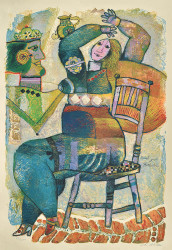 David Et Bethsabee (signed and numbered Original) by Theo Tobiasse