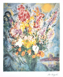 Yellow Bouquet by Marc Chagall