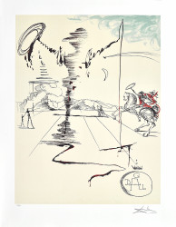 Le Cavalier by Salvador Dali