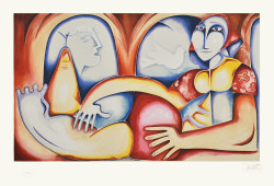 Sea Affairs - Mykonos Island by Alexandra Nechita