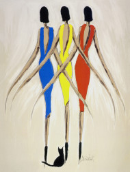 Oucha Rhythm I Small by Bruno Dutot