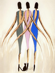 Oucha Rhythm II Small by Bruno Dutot