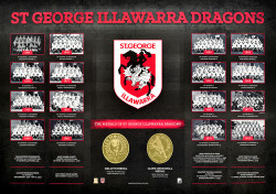 St George Illawarra Dragons 1941-2010 Limited Edition of 1000