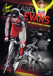 Cadel Evans 2011 Tour De France Champion Limited Edition of 2011
