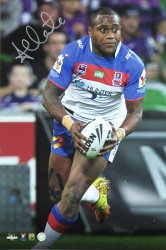 Akuila Uate - Newcastle Knights Personally Signed