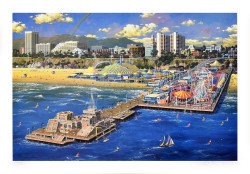 Santa Monica Pier by Alexander Chen