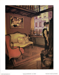 Red Armchair in a Studio by Juarez Marchado