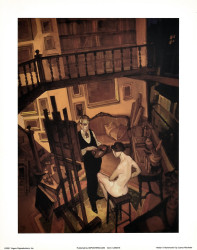 Atelier in Montmartre by Juarez Marchado